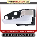 Front/rear Passenger Chrome & Brown Interior Door Handle For Toyota Camry Tacoma. Fixed Price $20.29.