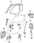 Genuine Ford Handle Inside E9DZ-5422601-A. Fixed Price $18.32.