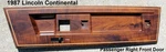 1987 Lincoln Continental Sedan Passenger Front Door Wood Tone Trim Bezel Panel. Fixed Price $199.99.