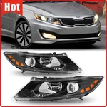 For 2011 2012 2013 Kia Optima Black Factory Style Halogen Headlights Assembly. Fixed Price $104.65.