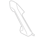 Genuine Bmw Pull Handle 51-41-7-449-459. Fixed Price $44.40.