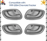 4PCS Interior Door Handles For Chevy Tracker 1999 2000 2001 2002 2003 2004,. Fixed Price $21.90.