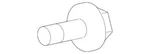 Genuine Hyundai Handle Base Bolt 82678-3K000. Fixed Price $9.50.