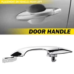 Door Handle Outside Exterior Rear Left For Acura Mdx Base 2007-13 72680STXA02 Ek. Fixed Price $29.99.