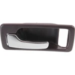 Interior Door Handle Brown Bezel With Chrome Lever Front Driver Side For 90-93. Fixed Price $14.25.