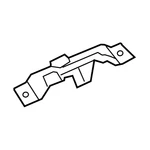 Genuine Mercedes-benz Oe Console 254-815-06-00. Fixed Price $90.75.