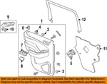 Gm Oem 10-22 Equinox Front Door Interior Trim-handle, Inside Cap 22886691. Fixed Price $26.89.