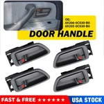 4PCS Inner Interior Front Rear Door Handle W/bezel For 01-07 Toyota Sequoia 4.7L. Fixed Price $21.84.