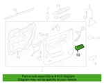 Front Driver Side Interior Door Handle Ebony - Genuine Gm (22855627). Fixed Price $34.97.