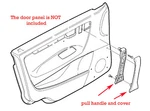 Interior Door Pull Handle 39986954 Dark Grey Volvo V70 XC70 S60 Driver's Left. Fixed Price $69.95.