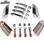 Chrome Top Half Mirror+door Handle Covers Fit 15-20 Chevrolet Suburban Tahoe Gmc. Fixed Price $55.50.