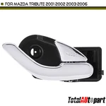 Chrome & Black Interior Door Handle For Mazda Tribute 2001-2006 Front Passenger. Fixed Price $16.79.