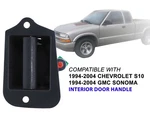 Extended Cab 3RD Third Side Door Handle For 94-04 S10 Sonoma Driver GM1552101. Fixed Price $16.98.