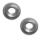 1954 Ford Truck Interior Handle Escutcheons Stainless L&r 53F-48140 53-13591. Fixed Price $12.00.