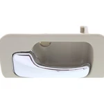 Interior Door Handle Beige Bezel With Chrome Lever Rear Driver Side For 90-93. Fixed Price $16.34.