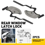 2PCS Rear Glass Window Lock Latch Left & Right Gray For 2000-04 Toyota Tacoma. Fixed Price $20.89.