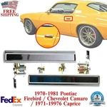 Front Exterior Door Handles Chrome For 1970-1981 Pontiac Firebird / Chevy Camaro. Fixed Price $35.78.