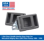 Pair Door Handle Interior Gray Color Fit Mitsubishi Mighty Max L200 1986-1996. Fixed Price $25.45.