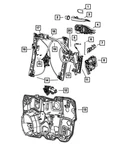 Genuine Mopar Inside Release Handle Right 68170242AB. Fixed Price $70.08.