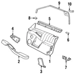 Genuine Gm Control Bezel 10250913. Fixed Price $16.92.