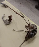1969 1970 Ford Mustang Mach Lt Door Latch Handles Rods Hardware Cougar XR7 Oem. Fixed Price $100.00.