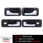 4PCS Fit For 90-93 Honda Accord Door Sedan Black Inner Inside Handle Set. Fixed Price $16.39.