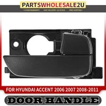 Rear Passenger Black Interior Door Handle For Hyundai Accent 06-11 836201E000WK. Fixed Price $13.99.