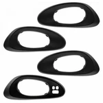 Inside Front Rear Door Handle Bezels Trim Set Black For 02-09 Chevy Trailblazer. Fixed Price $38.95.