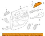 Chrysler Oem 17-23 Pacifica Front Door Interior Trim-handle Bezel 6FL33NA5AA. Fixed Price $58.19.