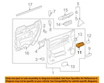 Gm Oem 07-14 Avalanche Front Door Interior Trim-handle, Inside 22855606. Fixed Price $102.28.