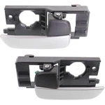 Door Handle Set For 2006-11 Hyundai Accent Hatchback Frnt Blk Knob/silvr 2PC. Fixed Price $21.02.