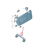 Audi Q8 4MN Rear Left Roof Grab Handle. Fixed Price $70.25.