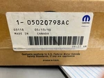 Mopar 5020798AC Right Front Inside Door Handle 08-15 Minivan. Fixed Price $49.99.