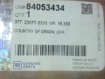 New Oem Gm Exterior Chrome Door Handle Front Driver Side Lh 84053434. Fixed Price $105.00.