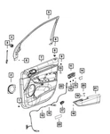 Genuine Mopar Inside Release Handle Right 6ZC62SZSAC. Fixed Price $57.35.