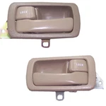 2 New Inside Door Handles With Bezel Pair Front Rear Left Right Interior. Fixed Price $27.44.