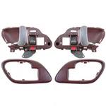 Trq Red Interior Inside Door Handle W/bezel Lh & Pair Compatible With Chev.... Fixed Price $90.65.