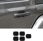 Door Handle Bowl Recess Guard Trim Cover Exterior Kits For Jeep Wrangler Jlu. Fixed Price $26.49.