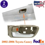 Door Handle Driver Side Beige Chrome Lever Front Rear For 2002-2006 Toyota Camry. Fixed Price $21.78.