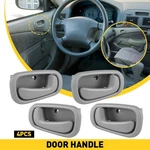 Gray Inside Door Handles Left Right For 1998-2002 Toyota Corolla Prizm. Fixed Price $15.19.