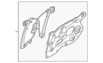Genuine Nissan Window Regulator 80775-3GY0A. Fixed Price $332.47.
