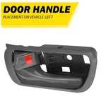 For Toyota 2002 06 Camry Inner Interior Inside Door Handle Gray Driver. Fixed Price $9.40.
