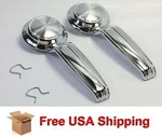 Front Inner Inside Interior Door Handle Pair Set For Chevy Gmc Truck 1968-1996. Fixed Price $25.95.