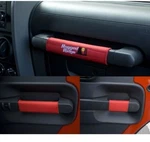 Red Door Grab Cover Kit 4 For Jeep Wrangler 2007-2010 13305.55 Rugged Ridge. Fixed Price $29.99.