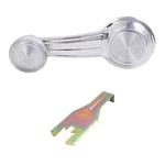 Set Window Cranks Chrome W/ Clear Knob & Handle Clip Removal Tool For Gm Various. Fixed Price $25.50.