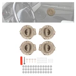 Inner Front Rear Tan Door Handles W/install Kit 4 For Jeep Commander 2006-2010. Fixed Price $37.99.