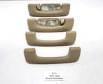 11-23 Oem Jeep Grand Cherokee Interior Roof Top Grab Handle Beige Set. Fixed Price $65.03.