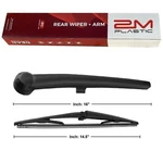 Rear Wiper Arm Blade For Grand Cherokee 2005/2010 5139836AB 5139835AC Oe Quality. Fixed Price $11.90.