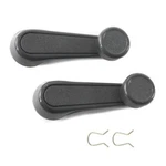 Pair Gray Window Crank Handle Manual For Toyota Hilux Hero LN50 LN56 MK2 72 - 88. Fixed Price $15.95.