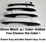Black & Color Door Handle Overlays 2005-2008 Fits Dodge Magnum You Pick Clr. Fixed Price $90.00.
